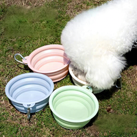 Bol pliable et portable pour animaux de compagnie en plastique TPE recyclé, écologique, automatique, pour chiens, chats, petits animaux, voyages en plein air