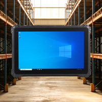 Tablette d'authentification par empreinte digitale MIL-STD-810H pour Windows 11 de 10,1 pouces, stockage 512 Go, écran tactile RS232, navigation GPS, élection