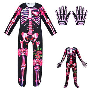 2022 juego de Halloween <span class=keywords><strong>FNAF</strong></span> flor calavera mono adulto <span class=keywords><strong>Cosplay</strong></span> fiesta disfraz Zentai - Product Image 3