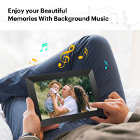 8 Bingkai Foto Digital Akrilik WiFi Nirkabel 10-Inci dengan Layar Sentuh HD IPS, Penyimpanan 32G, Berbagi Aplikasi untuk Foto & Video MP3/MP4