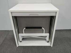 Mobilier d'hôpital en acier à côté du meuble avec coussin rétractable pliable <span class=keywords><strong>Lit</strong></span> d'escorte <span class=keywords><strong>lit</strong></span> pliant - Product Image 4