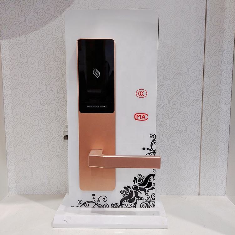 Sample Door Lock Display Smart Door Lock Display Frame - Easloc Wood & Aluminum Stands