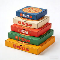 Cajas Plegables Desechables de Papel Kraft Impresas Personalizadas para Envasado de Alimentos, Pizza, Sushi, Ecológicas, OEM Disponible