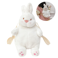 Songshan Toys, fabricant OEM de sacs d'école personnalisés en tissu doux, sacs d'école en peluche pour filles, sacs à dos en peluche panda kawaii, cadeaux pour enfants