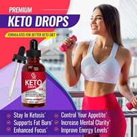 Vente en gros OEM : Gouttes Minceur Liquides Keto, Brûleur de Graisse, Cétones Exogènes BHB, Perte de Poids Cétogène, Amincissement Adulte