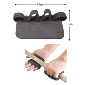 Gants d'entraînement d'haltérophilie en <span class=keywords><strong>cuir</strong></span> pour femmes hommes Fitness Sports Gymnastique Barre horizontale Protection de la paume - Product Image 2