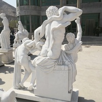 Sculpture grecque en marbre de taille réelle, ancienne, représentant Laocoon et ses fils