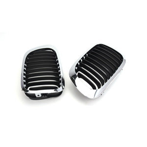 Rejilla de Parachoques Delantero para BMW E46, Una Sola Línea, Semi-Electrochapada, Plástico ABS, para Serie 3 1999-2002, Repuesto - Product Image 4