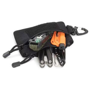 Sac de rangement portable multifonctionnel à fermeture éclair pour pièces de monnaie, clés et articles divers, à porter à la taille, pour la randonnée et le trekking en extérieur, avec logo personnalisé - Product Image 2