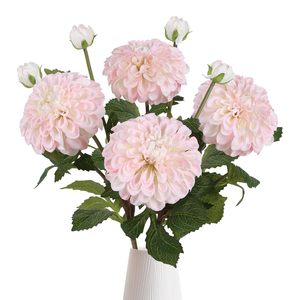 Venta al por Mayor de Fábrica: Flor Artificial de Seda Estilo Retro Dalia para Centro de Mesa en el Hogar, Decoración para Hoteles, Bodas y Fiestas - Product Image 4