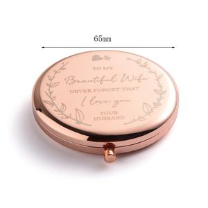 Espejo Cosmético Redondo Plegable Pequeño Irrompible Más Vendido, Espejo Circular de Doble Cara - Product Image 3