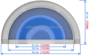 Surfstage Cannon Beach Wave Rider Unisexe Endless Wave Surf Park <span class=keywords><strong>Équitation</strong></span> Piscine Équipement Grand Camp <span class=keywords><strong>de</strong></span> Surf en forme <span class=keywords><strong>d</strong></span>'éventail - Product Image 6