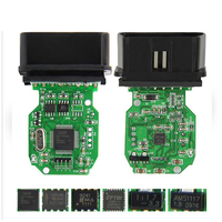 Lector de Códigos Eléctricos IC FT232RQ Mini J2534 V15.00.028, Herramientas de Diagnóstico para Automóviles Japoneses Toyota, Hecho de Plástico