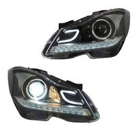 Fabricant de phares LED complets Plug and Play pour Mercedes-Benz Classe C W204 2012-2014, phare avec feux de jour