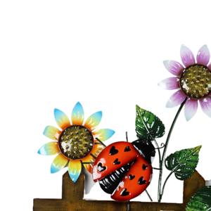 Large Eco-Friendly <strong>Rustic</strong> Decorative Wall Hanging Wrought Iron <strong>Planters</strong> Mounted Pot Plant Decoration Villa Garden Flower Stand - Product Image 3