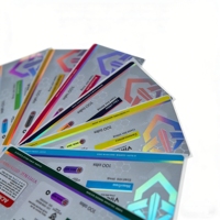 Échantillon Gratuit : Étiquette Autocollante Permanente en Feuille d'Argent pour Flacon 3ml 5ml 10ml Peptide