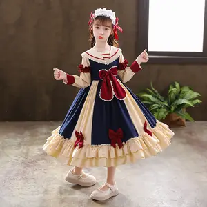 Детское испанское платье-Лолита Outong, детское платье принцессы на 6 дней рождения, Одежда для новорожденных девочек/