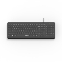 Sunrose W98Wired Keyboard Office Plug & Play USB 103 Key Ergonomic Full System Compatible Office Accessory for Desktop Laptop PC