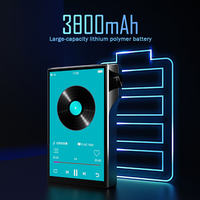 Reproductor de Audio Mp3 de Alta Fidelidad Q8 de 4.0 Pulgadas, Reproductor de Música HIFI con Soporte para APE, FLAC, WAV, WMA, DSD