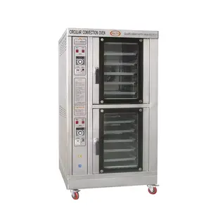 High Performance Bakery Commercial 10 Tray Stainless Steel Heating Deck Gas Convection Oven