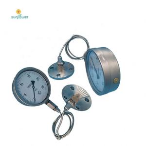 Double aiguille pour mesurer la pression des gaz halogène, manomètre, connexion au fond, 80mm, 1 pièce - Product Image 1