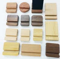 Support rond en bois à fente unique pour la maison, adapté à une utilisation comme support de bureau dans les cuisines, salles de bain, bureaux, etc.