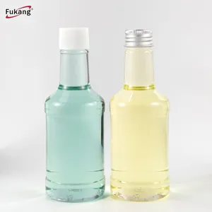 Bouteille à jus de 200ml, 300ml, 500ml, pour boissons en PET, récipient transparent, bouteille en plastique vide, pour le lait, les enzyme, avec couvercle