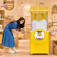 Mesin Pengisi Boneka Teddy Semi-Otomatis untuk Pengolahan Tekstil, Kapasitas 4-5 KG, Efisiensi Tinggi, Cocok untuk Pesta Anak dan Pengisian Bantal