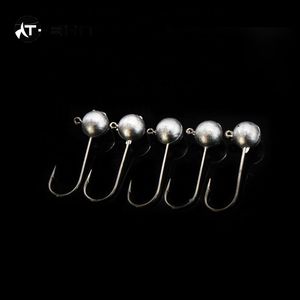 Hameçons de pêche <span class=keywords><strong>Gamakatsu</strong></span> de haute qualité, professionnels, à tête sphérique, couleur naturelle, avec ardillon, pour leurres souples, 1,5g, 2g, 3g - Product Image 3