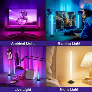 Barres lumineuses LED intelligentes RGB, lampes de table, éclairage d'ambiance avec 3 modes de contrôle pour la pièce, PC, rétroéclairage TV - Product Image 5