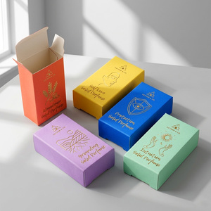 Boîtes en papier personnalisées pour lentilles <span class=keywords><strong>de</strong></span> <span class=keywords><strong>contact</strong></span> colorées avec votre logo, emballage pour cosmétiques et savons - Product Image 1