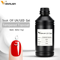 VENALISA UV GEL 1KG Base Coat Peel-Off Sans Résidu Longue Tenue Vernis Gel Trempé OEM Vrac 1000ml Émail