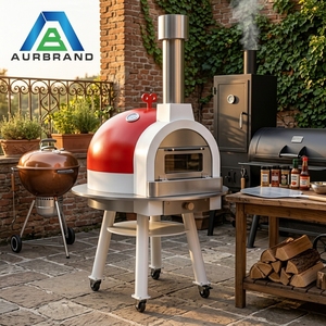 Four à pizza <span class=keywords><strong>mobile</strong></span> d'extérieur pour restaurant commercial, four à pain au bois pour usage commercial et domestique, four en acier inoxydable - Product Image 1