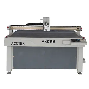 AccTek חדש עיצוב נדנוד סכין מכונת חיתוך בד חותך AKZ1515