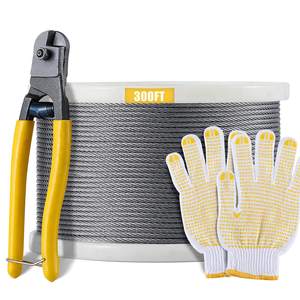 Cable de acero inoxidable T316, 1/8 pulgadas, 300 pies, 7x7 - Product Image 1