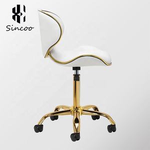 Beige Use High Quality High Load Bearing Saddle Chair with Wheels Dental Chair Customizable Color Pedicure Small <b>Stool</b> - Product Image 4