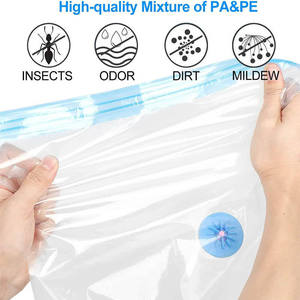 Borse portaoggetti blu pieghevoli sigillate <span class=keywords><strong>sottovuoto</strong></span> pompano bagagli da viaggio flessibili salvaspazio <span class=keywords><strong>per</strong></span> il guardaroba - Product Image 4
