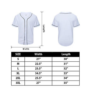 Camisetas de Béisbol Personalizadas con Logotipos Impresos, Transpirables, 100% Fibra de Poliéster, Camisetas de Béisbol de <span class=keywords><strong>Manga</strong></span> <span class=keywords><strong>Corta</strong></span> de Alta Calidad - Product Image 6