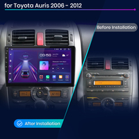 Autoradio GPS de navigation sans fil CarPlay Android Auto Junsun V1 EU Stock pour Toyota Auris E150 2006 - 2012