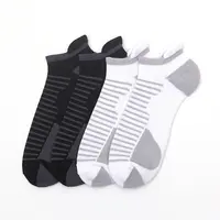 Running Ankle Socks Benutzer definiertes Logo Gedruckt mit Logo Größe 9-11 White Quarter Football Sport Herren Socken