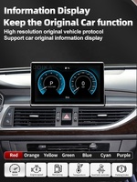 Lecteur autoradio multimédia Android 13 de 9 pouces pour Audi A6 C7 A7 2012-2018 Android Auto