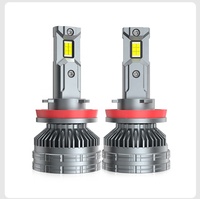 Ampoules LED de voiture style N2 H3 LED 6500K 11000 lumens par jeu avec puces 3570 pour l'éclairage automobile
