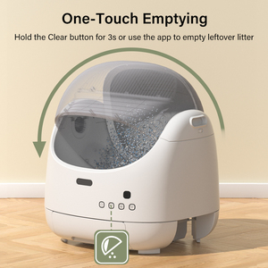 Lettiera Automatica Aperta per Gatti OEM all'Ingrosso con Controllo Odori, Toilette Elettrica Intelligente con Sensore di Sicurezza Automatico per Gatti Multipli - Product Image 4