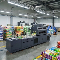UV-Tintenstrahldrucker Single-Pass Neu für Flex-Weißkarton, Vliesstoff, Jute, Perlfolie, Luftpolsterfolie, Anpassbare Breite und Dicke