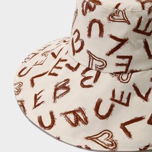 Summer New Wide Brim Print Design Bucket <b>Hat</b> Fashion Foldable Travel Beach <b>Hat</b> <b>for</b> Women - Product Image 5