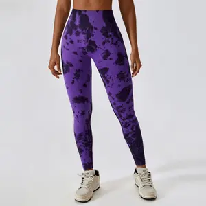 2023 pantaloni da yoga stampati fitness mimetici senza cuciture a vita alta ragazze delle scuole superiori usa xxx leggings da donna sexy