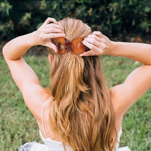 Pinza de pelo de plástico sin costuras, pinza de pico de pato para mujer, pinza de pelo grande para mujer y niña, horquillas simples, herramientas de estilismo, accesorios para el cabello - Product Image 5