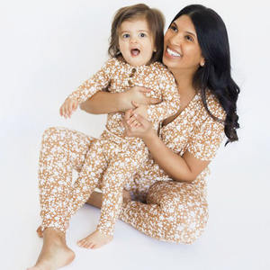 المرأة مريحة بانت لوكس Loungewear بيجامات للعائلة السوبر لينة الأسرة مطابقة منامة - Product Image 1