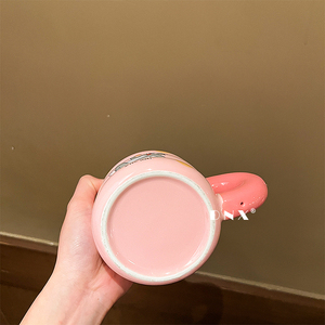 Mug en céramique mignon <span class=keywords><strong>Tom</strong></span> et <span class=keywords><strong>Jerry</strong></span> avec paille et bouchon en PP, tasse à lait pour enfants, idéal pour le bureau, la maison et les cadeaux - Product Image 4