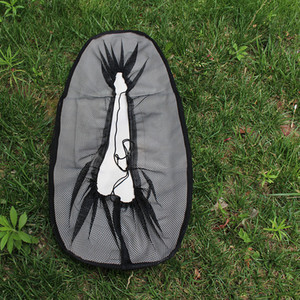 Funda de asiento de media malla con patrón de mariposa plateada, cojín transpirable para patinetes eléctricos - Product Image 5